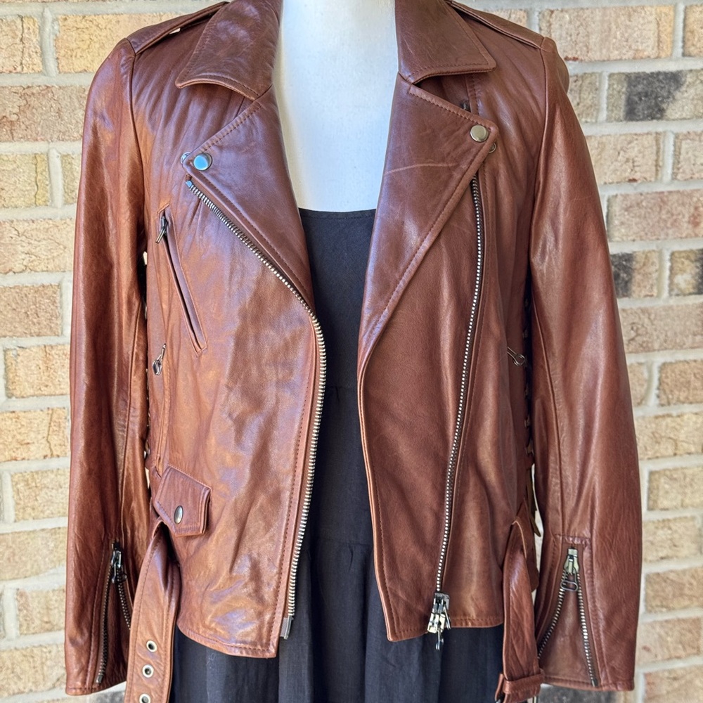 3.1 Phillip Lim Brown Leather Jacket